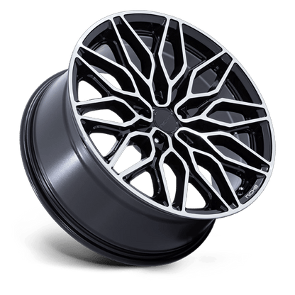 20x9 Niche NC277 Calabria 5 Gloss Black Machined Wheel 5x112 (20mm)