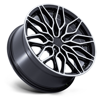 20x9 Niche NC277 Calabria 5 Gloss Black Machined Wheel 5x112 (27mm)