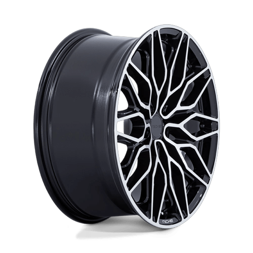 20x9 Niche NC277 Calabria 5 Gloss Black Machined Wheel 5x112 (45mm)