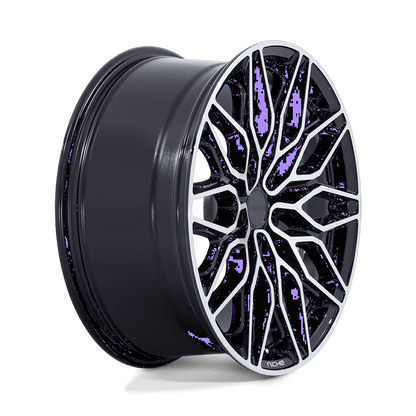 20x9 Niche NC277 Calabria 5 Gloss Black Machined Wheel 5x120 (27mm)