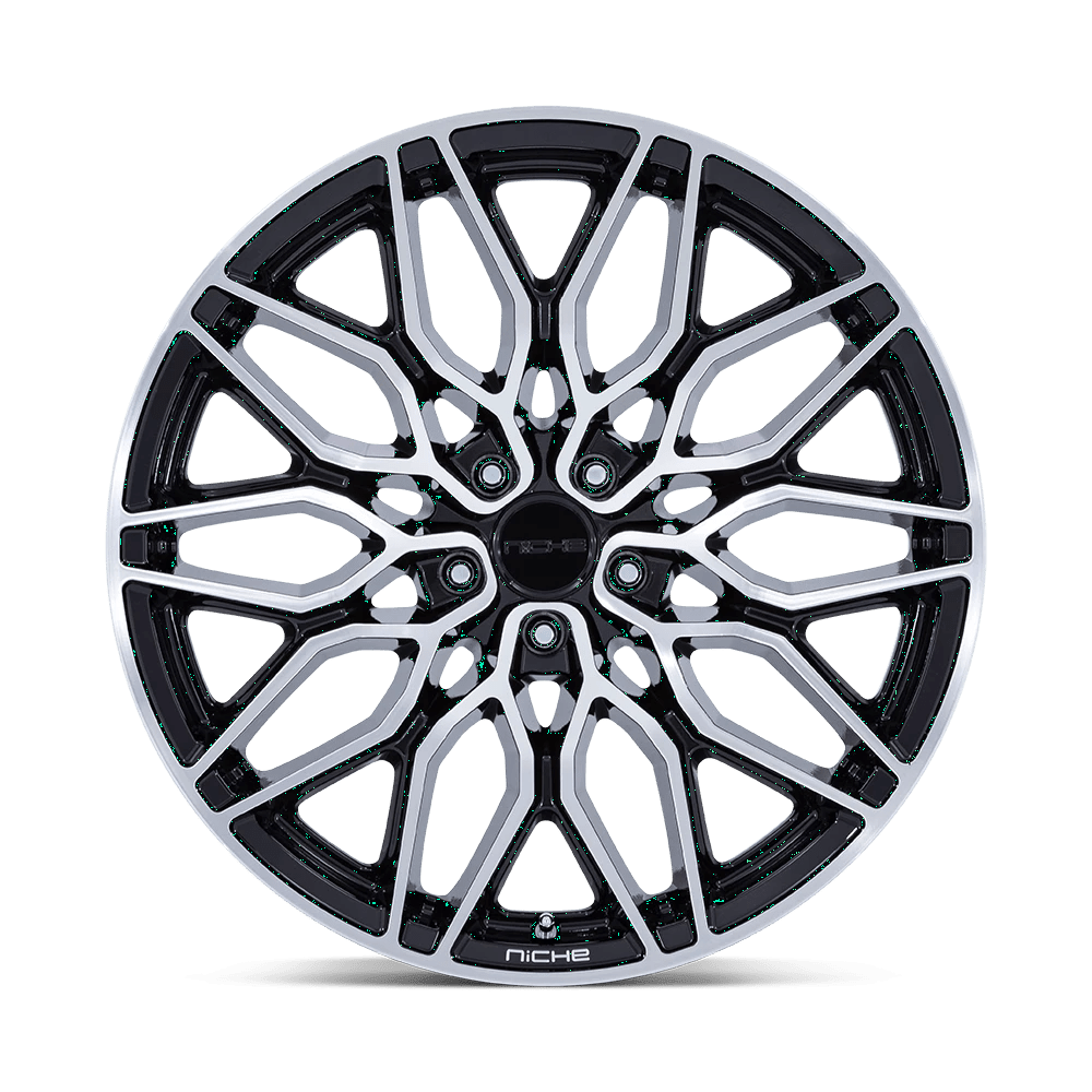 20x10.5 Niche NC277 Calabria 5 Gloss Black Machined Wheel 5x4.5 (40mm)