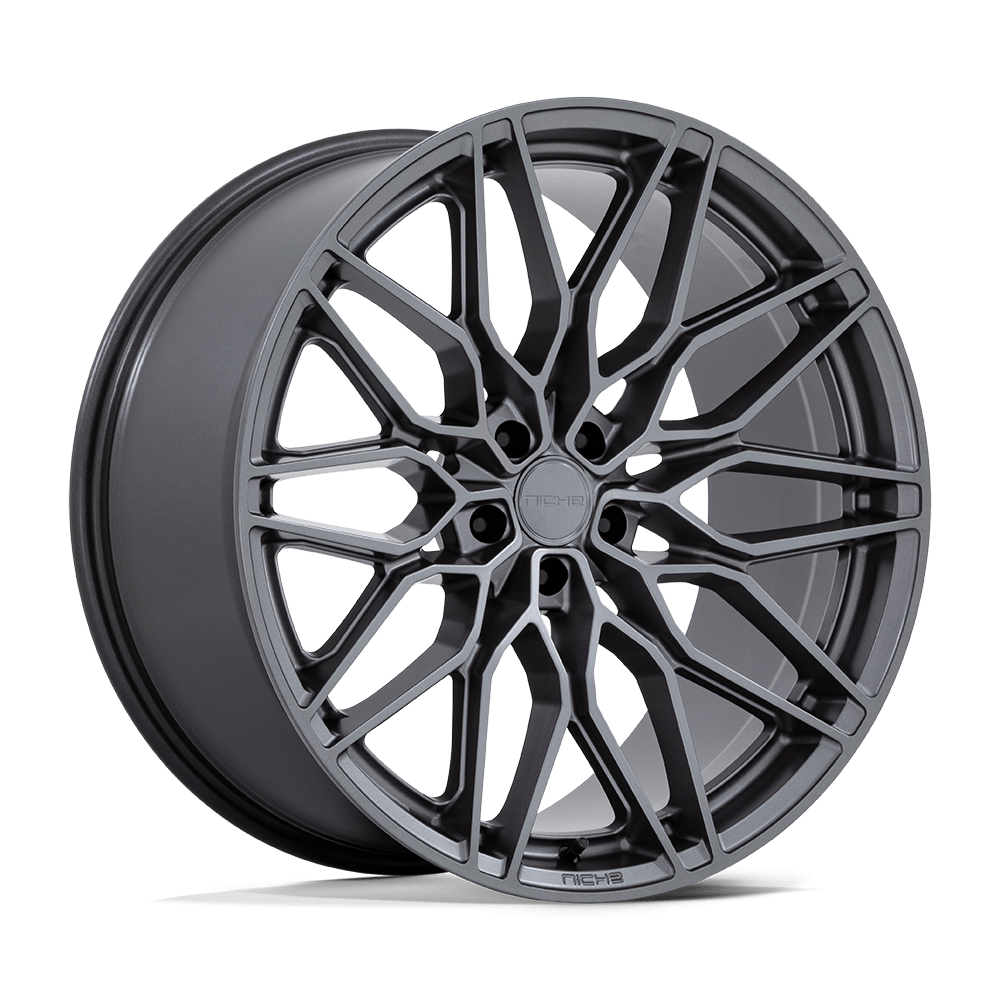 22x9 Niche NC277 Calabria 5 Matte Gunmetal Wheel 5x120 (27mm)