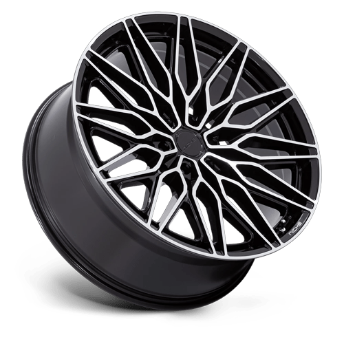 20x9.5 Niche NC278 Calabria 6 Gloss Black Machined Wheel 6x5.5 (30mm)