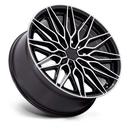 20x9.5 Niche NC278 Calabria 6 Gloss Black Machined Wheel 6x5.5 (30mm)