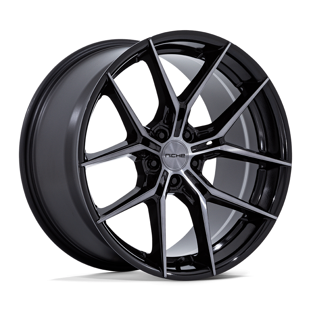20x9.5 Niche NC279 Prodigy 5 Gloss Black Dark Tinted Clear Wheel 5x120 (22mm)