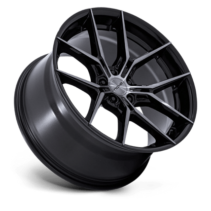 20x9 Niche NC279 Prodigy 5 Gloss Black Dark Tinted Clear Wheel 5x4.5 (35mm)
