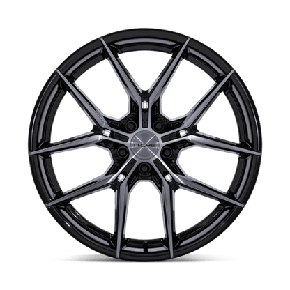 20x10.5 Niche NC279 Prodigy 5 Gloss Black Dark Tinted Clear Wheel 5x112 (38mm)