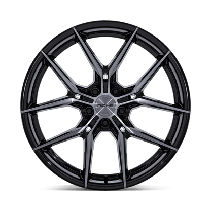 24x10 Niche NC279 Prodigy 5 Gloss Black Dark Tinted Clear Wheel 5x5 (30mm)