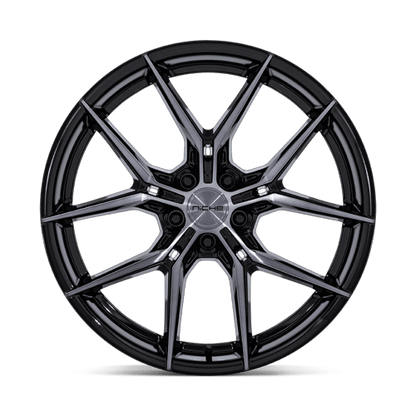20x9.5 Niche NC279 Prodigy 5 Gloss Black Dark Tinted Clear Wheel 5x4.5 (35mm)
