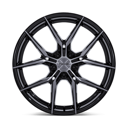 24x10 Niche NC279 Prodigy 5 Gloss Black Dark Tinted Clear Wheel 5x5 (30mm)