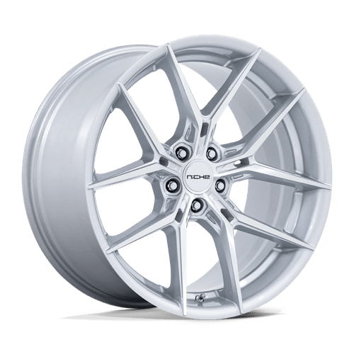 19x8.5 Niche NC279 Prodigy 5 Silver With Machined Face Wheel 5x4.5 (35mm)
