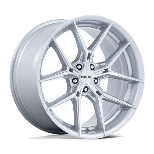 19x8.5 Niche NC279 Prodigy 5 Silver With Machined Face Wheel 5x4.5 (35mm)
