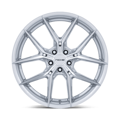20x9.5 Niche NC279 Prodigy 5 Silver With Machined Face Wheel 5x112 (32mm)