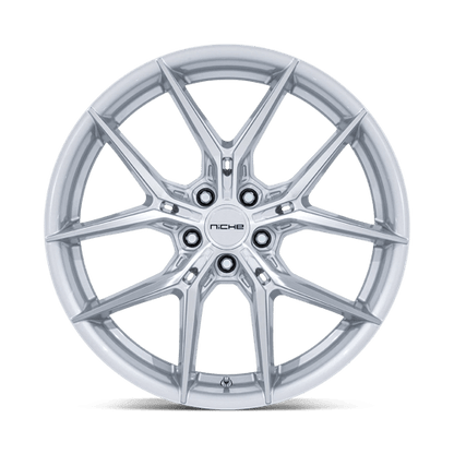 20x9 Niche NC279 Prodigy 5 Silver With Machined Face Wheel 5x112 (20mm)