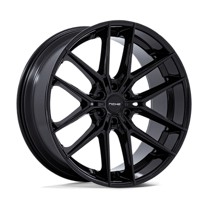 22x9.5 Niche NC280 Prodigy 6 Gloss Black Wheel 6x135 (25mm)