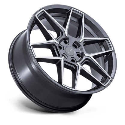 24x10 Niche NC281 Rise Anthracite W/ Machined Face Wheel 5x5 (30mm)
