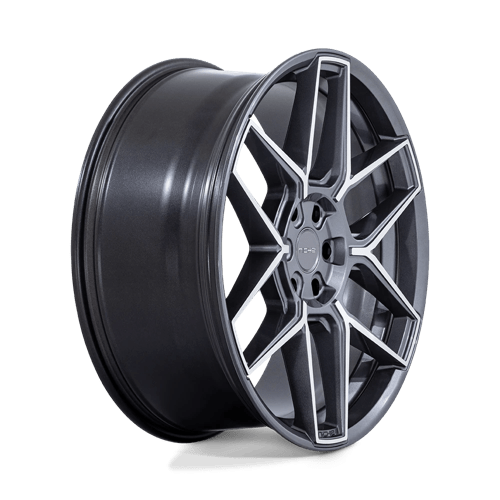 24x10 Niche NC281 Rise Anthracite W/ Machined Face Wheel 5x5 (30mm)