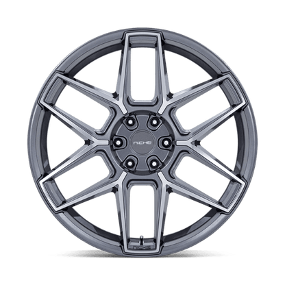 20x9 Niche NC281 Rise Anthracite W/ Machined Face Wheel 5x4.5 (35mm)