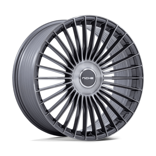 20x9 Niche NC282 Serene Gloss Titanium Brushed Wheel 5x4.25/5x112 (45mm)