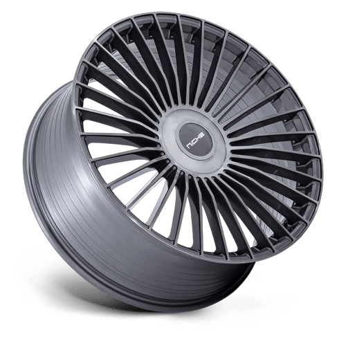 22x10.5 Niche NC282 Serene Gloss Titanium Brushed Wheel 5x112/5x120 (38mm)