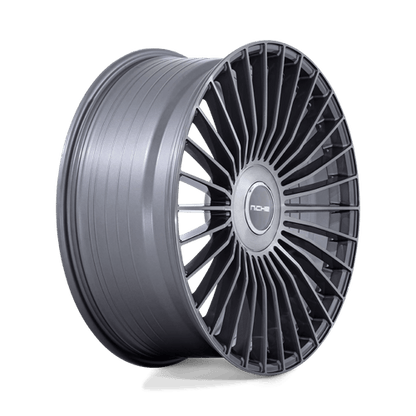 20x10.5 Niche NC282 Serene Gloss Titanium Brushed Wheel 5x4.25/5x112 (45mm)