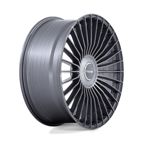 22x10 Niche NC282 Serene Gloss Titanium Brushed Wheel 5x130 (20mm)