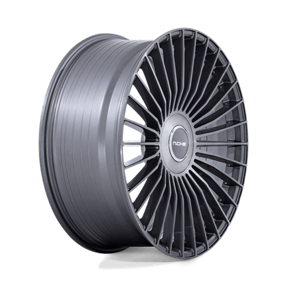 21x9 Niche NC282 Serene Gloss Titanium Brushed Wheel 5x112/5x120 (20mm)