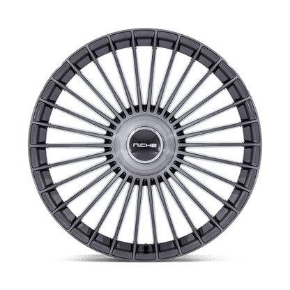 20x9 Niche NC282 Serene Gloss Titanium Brushed Wheel 5x4.25/5x112 (45mm)
