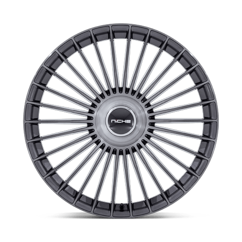 20x10.5 Niche NC282 Serene Gloss Titanium Brushed Wheel 5x112/5x4.5 (40mm)