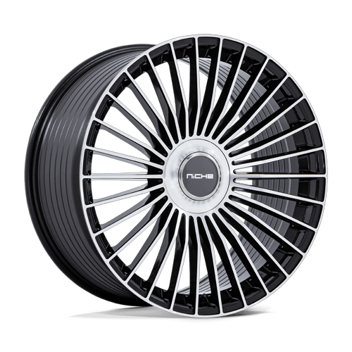 20x9 Niche NC282 Serene Gloss Black W/ Machined Face Wheel 5x4.25/5x112 (45mm)