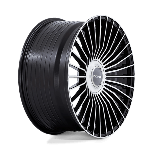 20x9 Niche NC282 Serene Gloss Black W/ Machined Face Wheel 5x4.25/5x112 (45mm)
