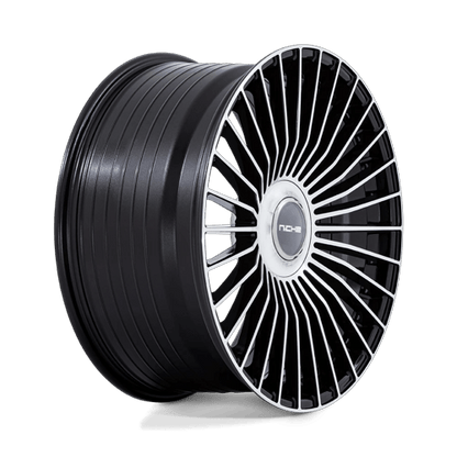 20x9 Niche NC282 Serene Gloss Black W/ Machined Face Wheel 5x112/5x4.5 (35mm)