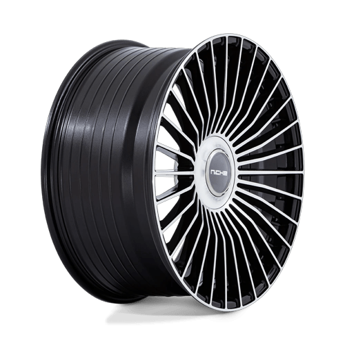 24x10 Niche NC282 Serene Gloss Black W/ Machined Face Wheel 5x112/5x120 (35mm)