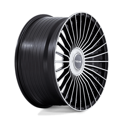 24x10 Niche NC282 Serene Gloss Black W/ Machined Face Wheel 5x130 (20mm)