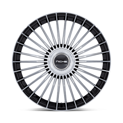 21x9 Niche NC282 Serene Gloss Black W/ Machined Face Wheel 5x112/5x120 (20mm)