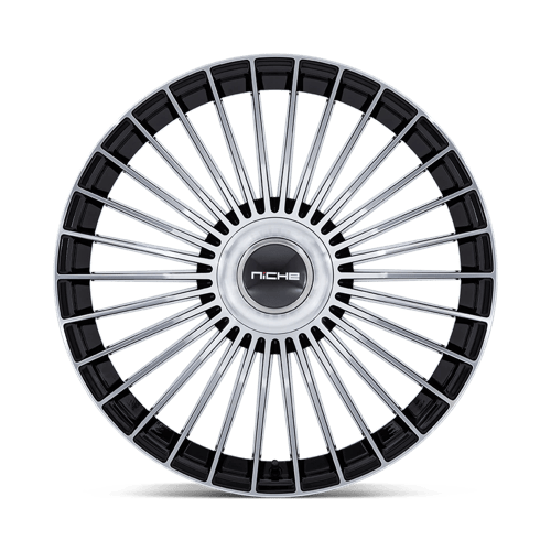 20x9 Niche NC282 Serene Gloss Black W/ Machined Face Wheel 5x112/5x4.5 (35mm)