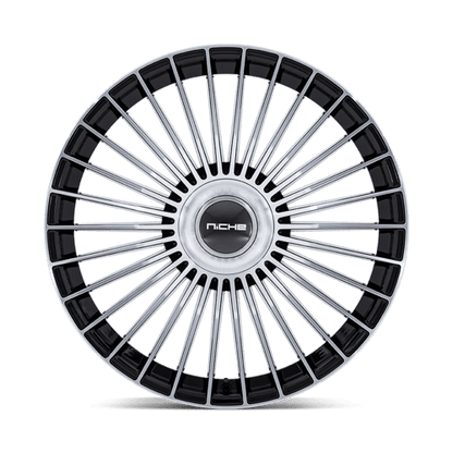 22x9 Niche NC282 Serene Gloss Black W/ Machined Face Wheel Blank (20mm)