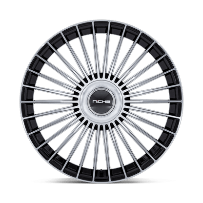 24x10 Niche NC282 Serene Gloss Black W/ Machined Face Wheel 5x130 (20mm)