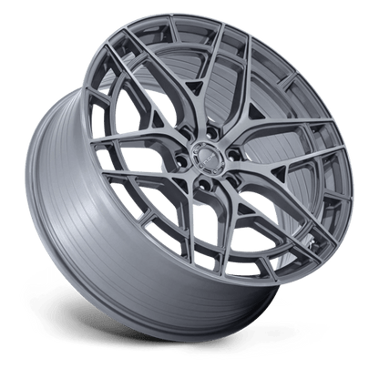 22x10 Niche NC284 Adria Platinum W/ Brushed Face Wheel 6x5.5 (20mm)