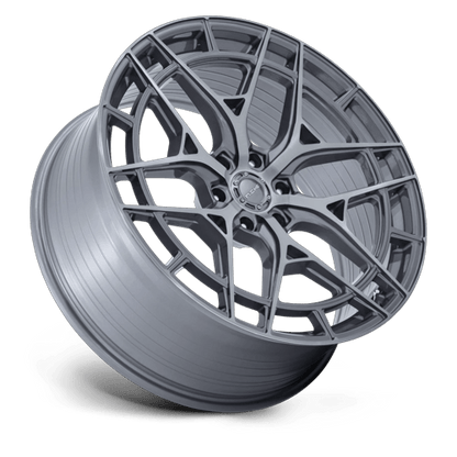 24x10 Niche NC284 Adria Platinum W/ Brushed Face Wheel 6x135 (30mm)