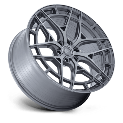 22x10 Niche NC284 Adria Platinum W/ Brushed Face Wheel 6x135 (30mm)