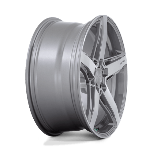 20x10.5 Niche M270 Teramo Anthracite Brushed Face Tint Clear Wheel 5x120 (20mm)