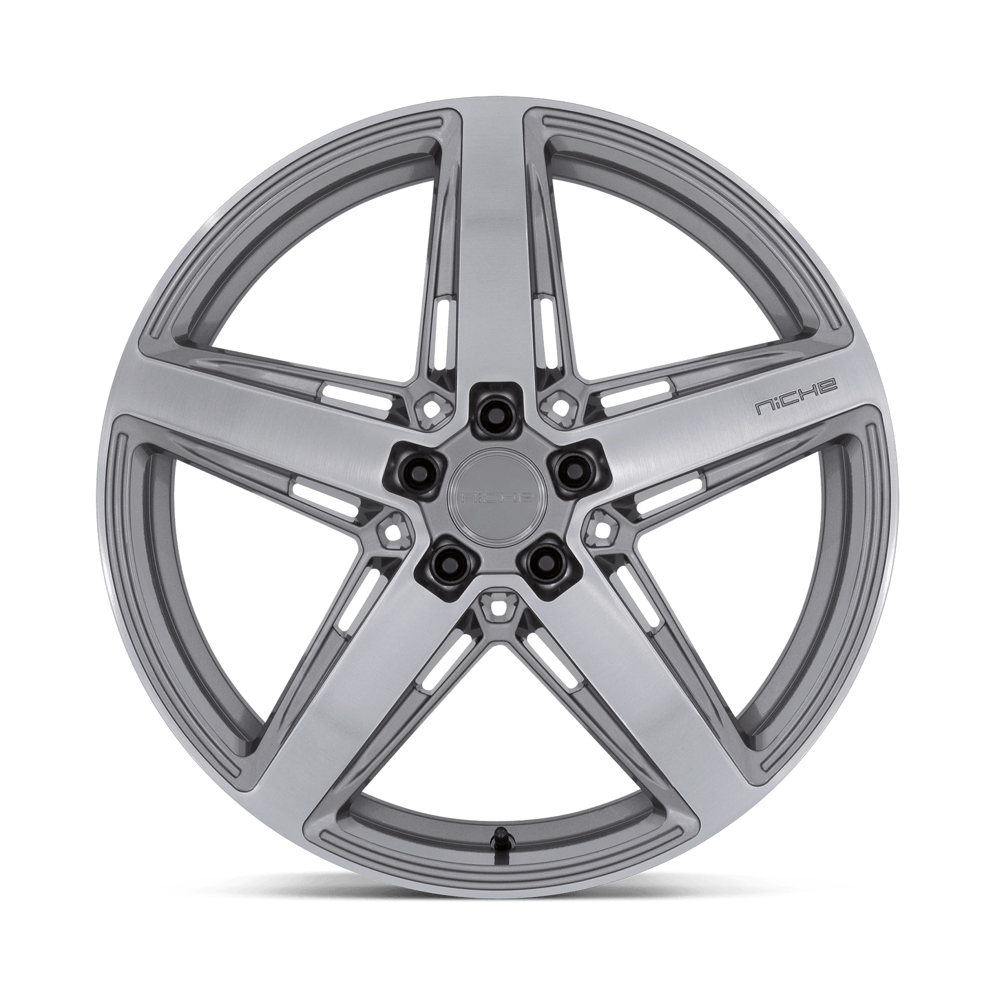 20x9 Niche M270 Teramo Anthracite Brushed Face Tint Clear Wheel 5x4.5 (25mm)