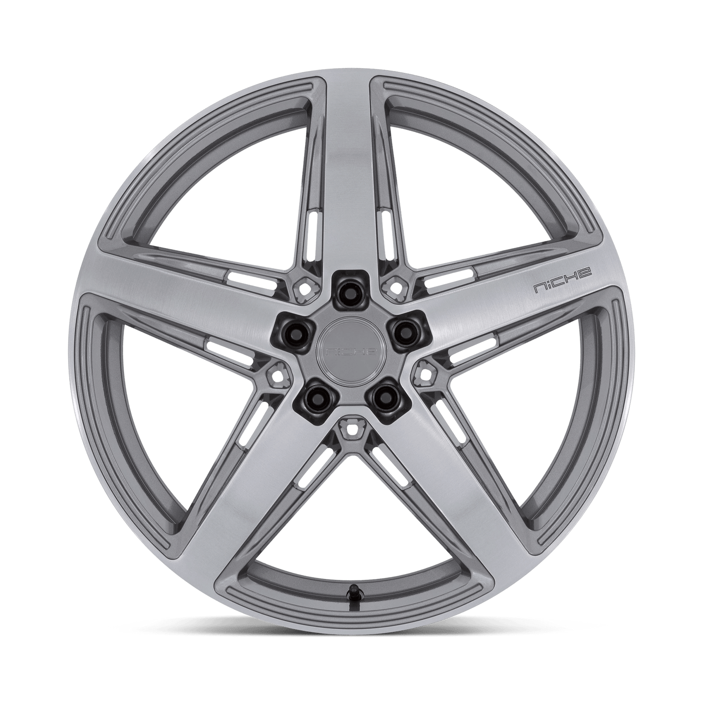 20x9 Niche M270 Teramo Anthracite Brushed Face Tint Clear Wheel 5x112 (25mm)