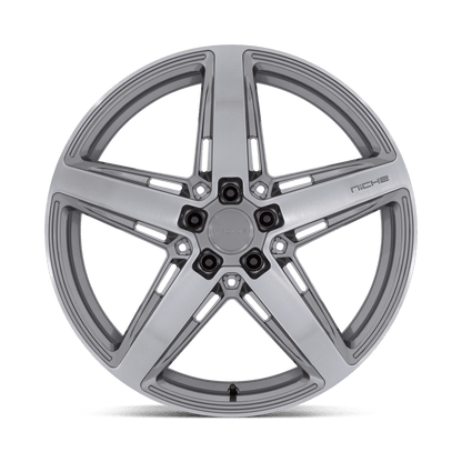 20x9 Niche M270 Teramo Anthracite Brushed Face Tint Clear Wheel 5x112 (25mm)