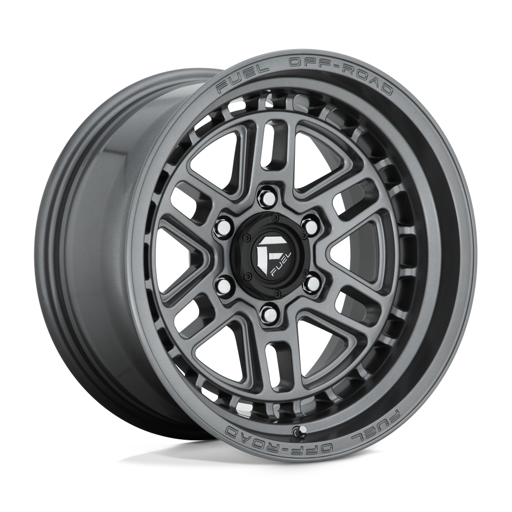 17x9 Fuel D668 NITRO MATTE GUN METAL Wheel 6x5.5 (1mm)