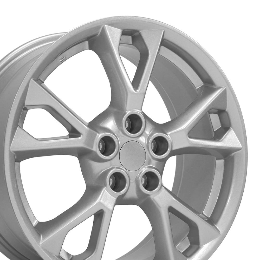 18x8 OE Wheels NS21 Silver Wheel 5x4.5 (50mm)
