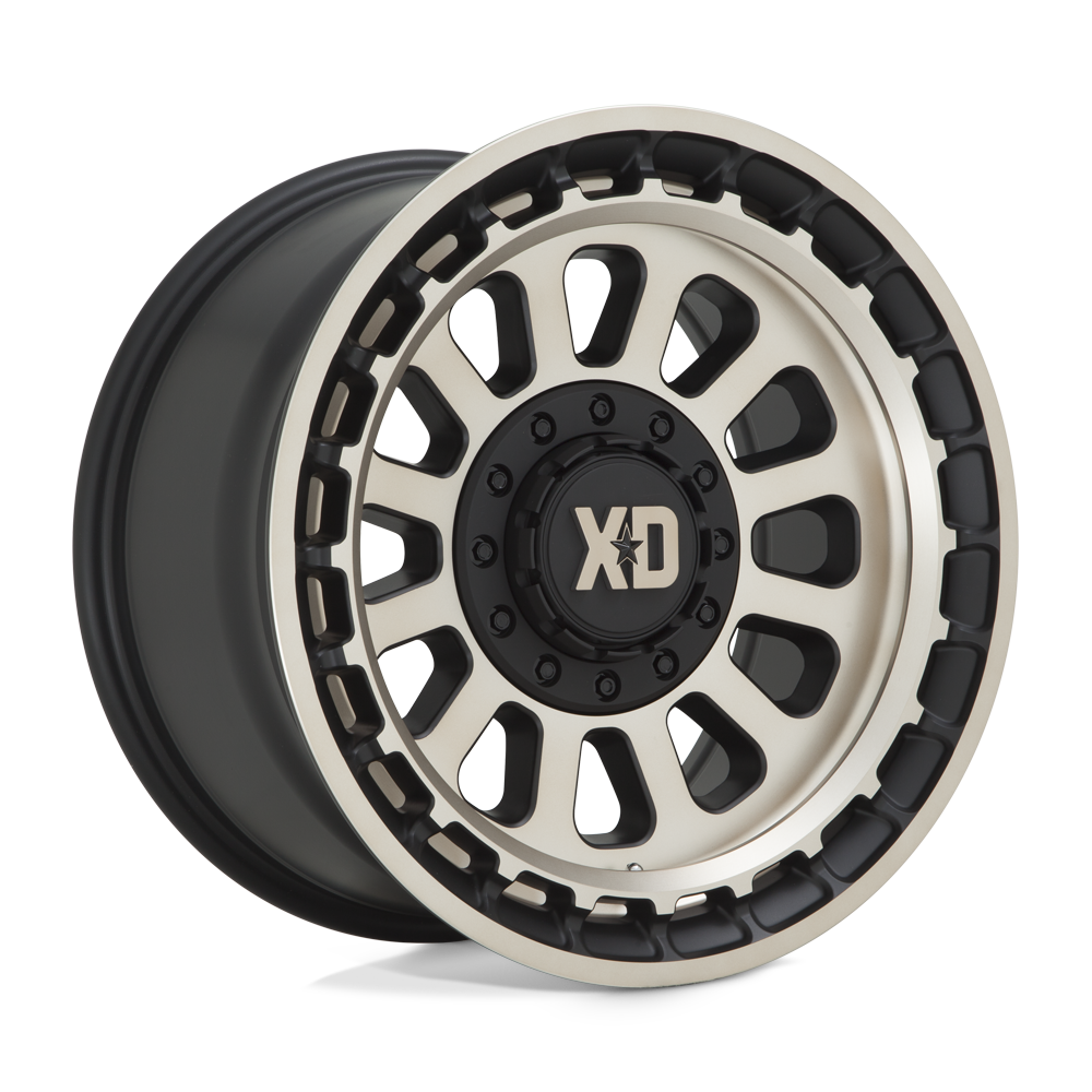 17x9 XD XD856 OMEGA Satin Black W/ Bronze Tint Wheel 5x5/5x5.5 (0mm)