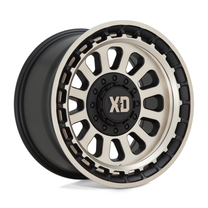 17x9 XD XD856 OMEGA Satin Black With Bronze Tint Wheel 6x4.5/6x5.5 (18mm)