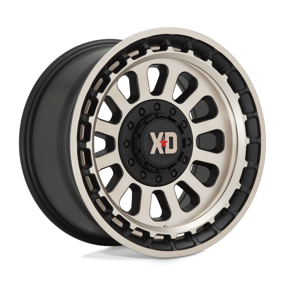 17x9 XD Series XD856 Omega Satin Black W/ Bronze Tint Wheel 5/6 Lug Blank (18mm)